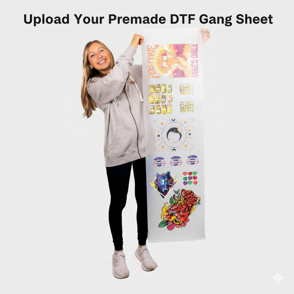 Upload Your Premade  DTF Gang Sheet